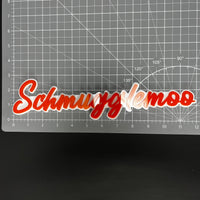 1PC Schmugglemoo 3D Acrylic Badge - Car Truck Emblem Fender Sticker