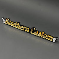 1PC Southern Custom 3D Acrylic Badge - Car Truck Emblem Fender Tailgate Trunk Sticker