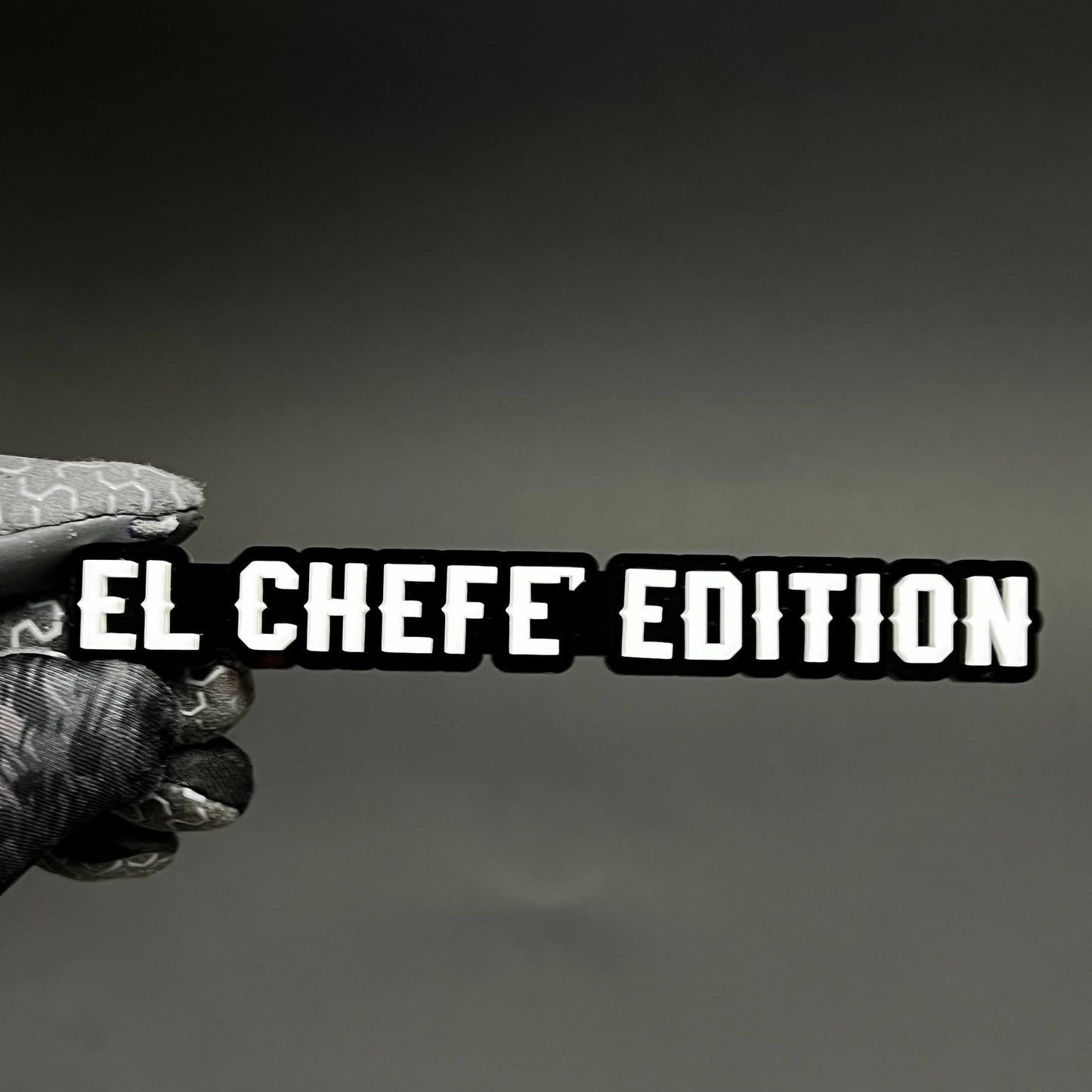 1PC EL CHEFE EDITION 3D Acrylic Badge - Car Truck Emblem Fender Sticker