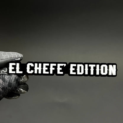1PC EL CHEFE EDITION 3D Acrylic Badge - Car Truck Emblem Fender Sticker