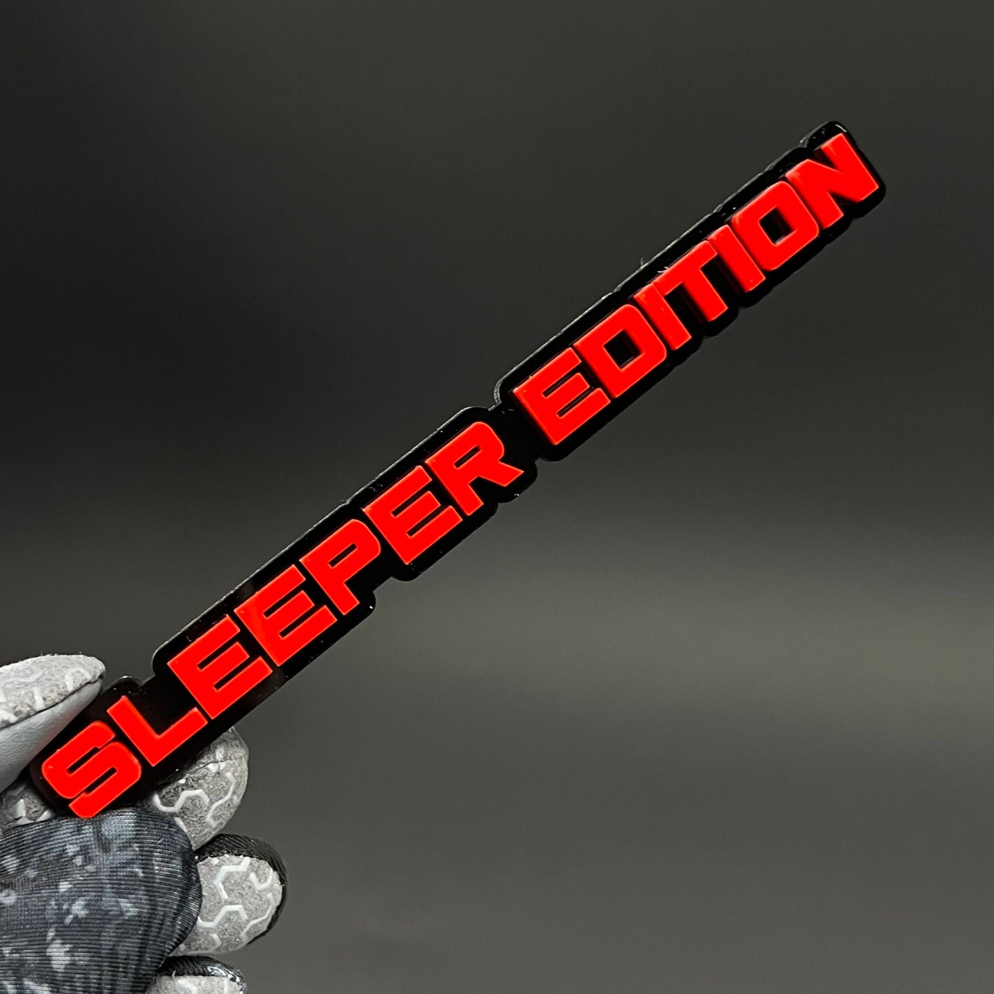 1PC SLEEPER EDITION 3D Acrylic Badge - Car Truck Emblem Fender Sticker