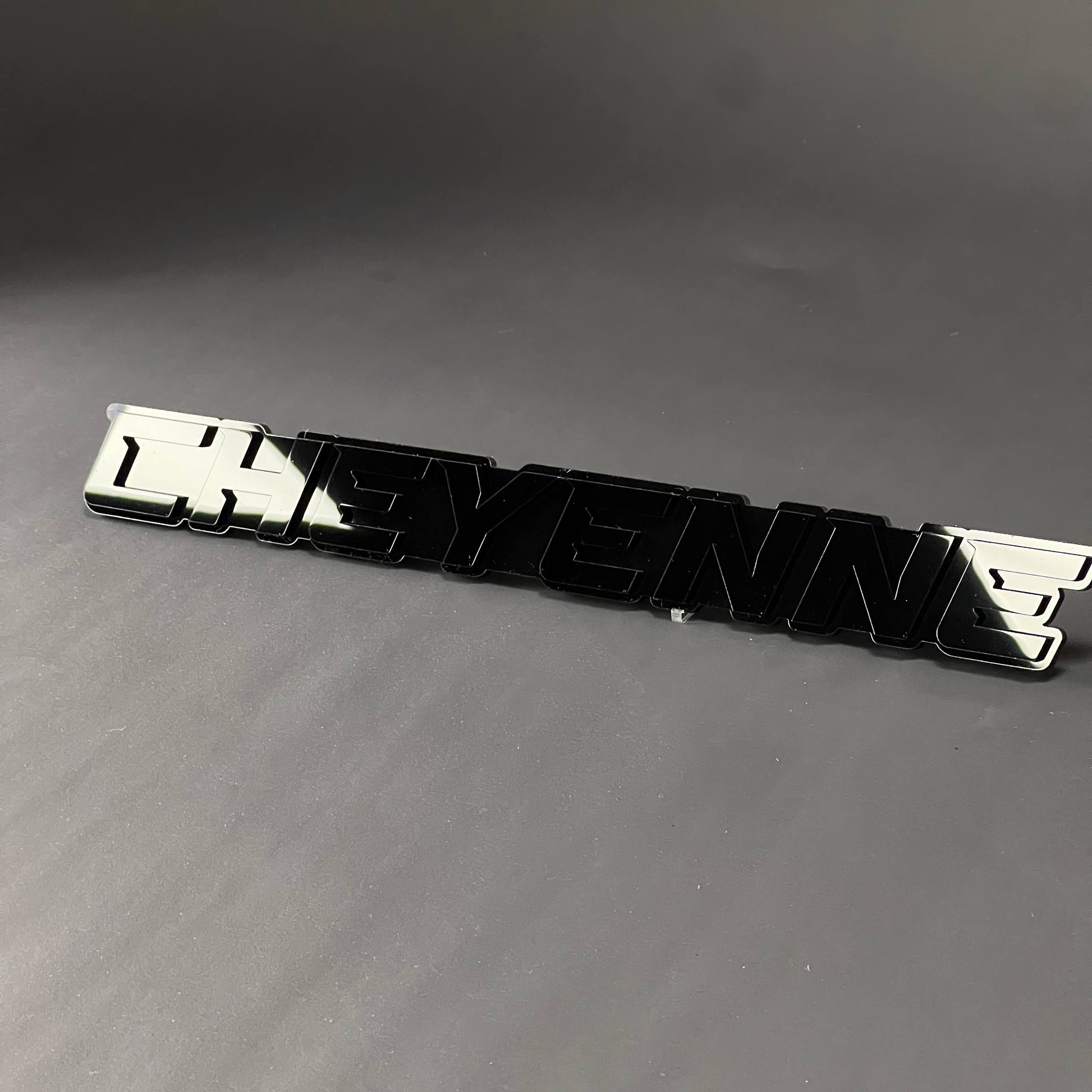 1PC CHEYENNE 3D Acrylic Badge - Car Truck Emblem Fender Tailgate Trunk Sticker
