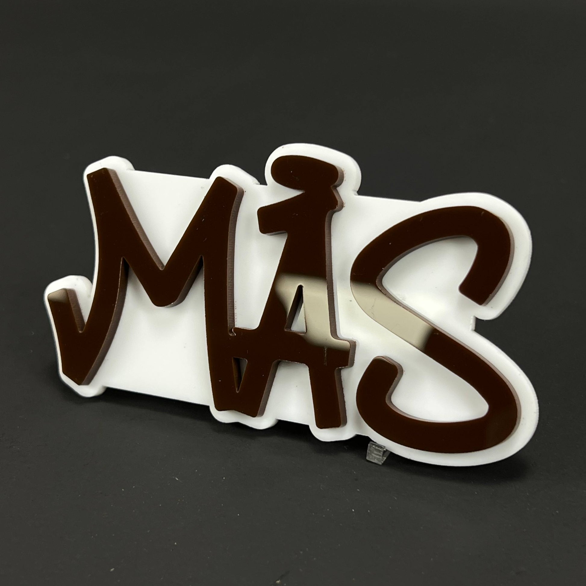 1PC MAS 3D Acrylic Badge - Car Truck Emblem Fender Tailgate Trunk Sticker