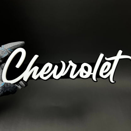 1PC Chevrolet 3D Acrylic Badge - Car Truck Emblem Fender Tailgate Trunk Sticker