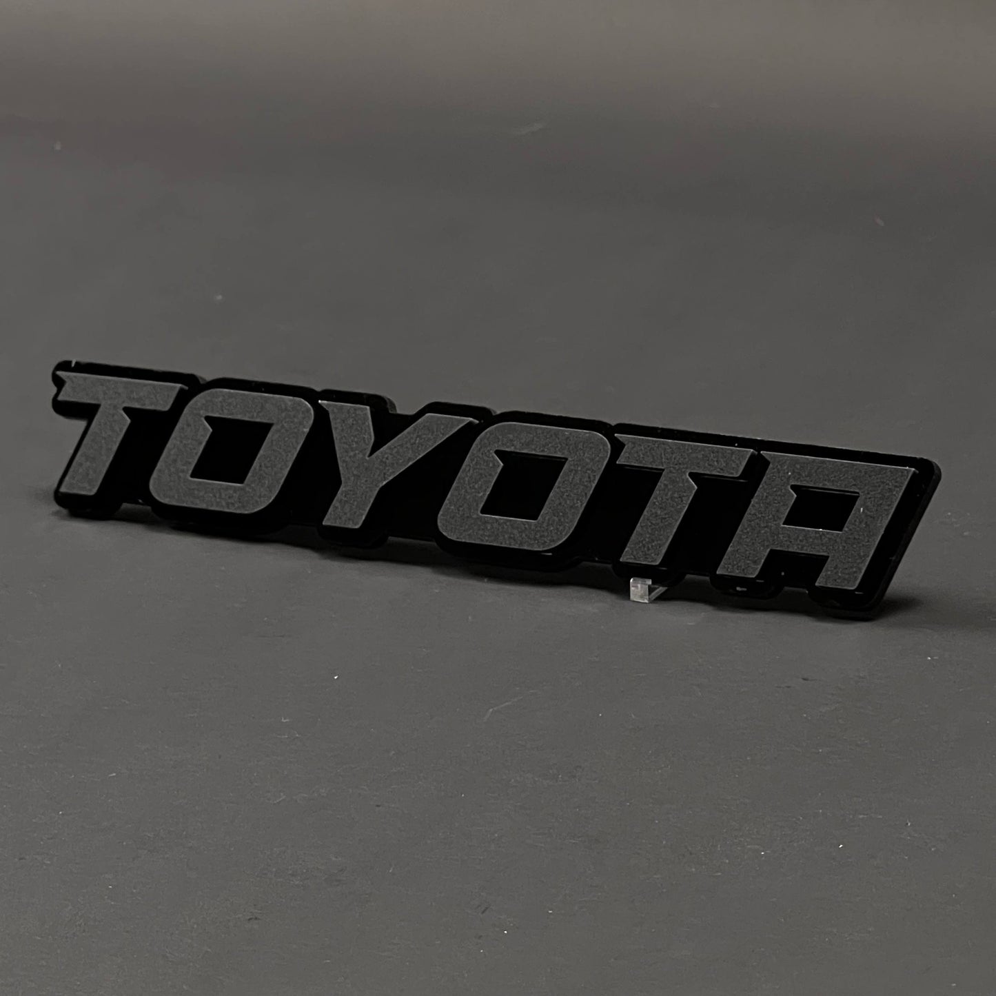 1PC TOYOTA 3D Acrylic Badge - Car Truck Emblem Fender Tailgate Trunk Sticker