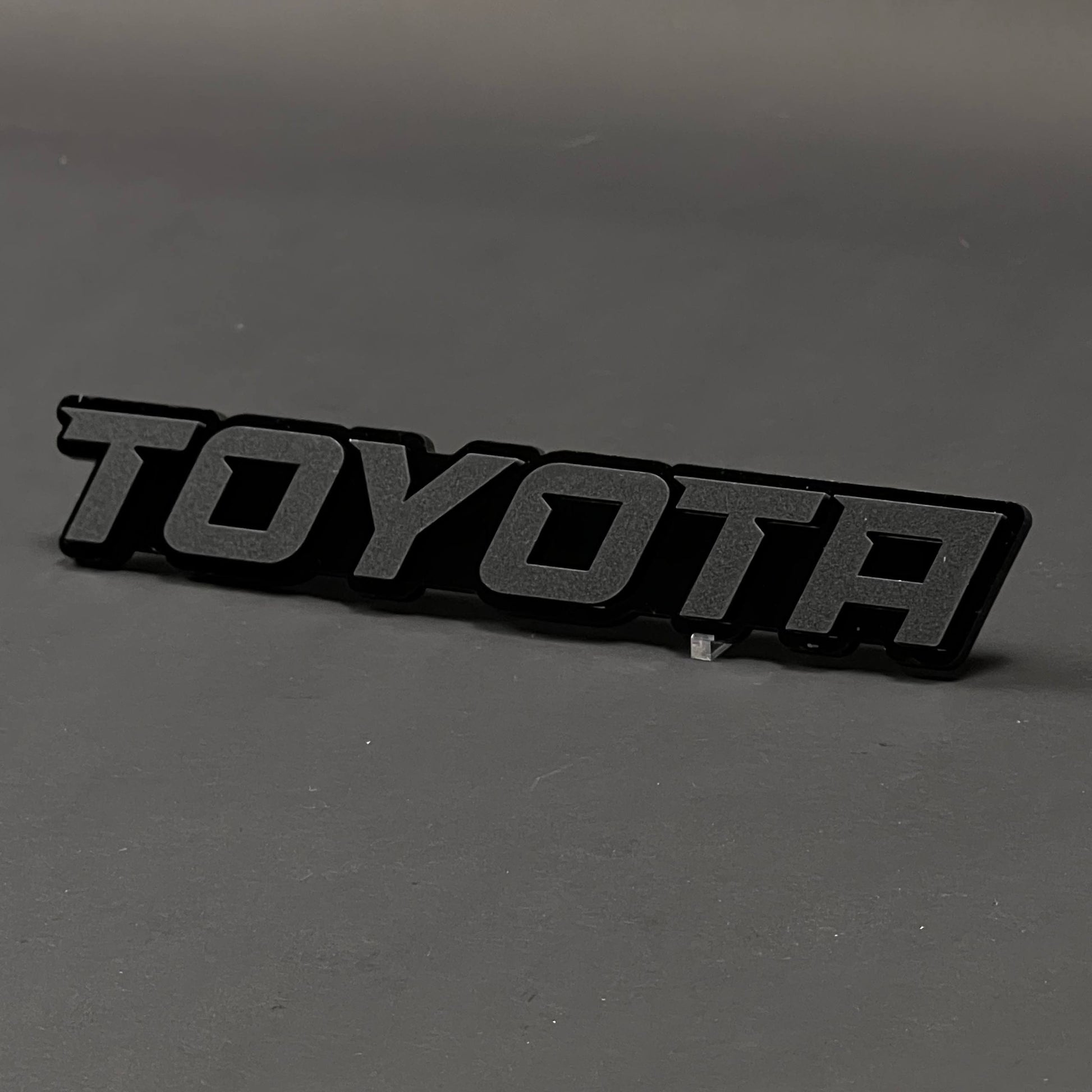 1PC TOYOTA 3D Acrylic Badge - Car Truck Emblem Fender Tailgate Trunk Sticker