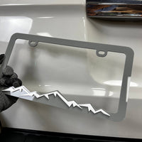 1PC Mountain Range 3D Acrylic Badge - Car Truck Emblem Fender Sticker