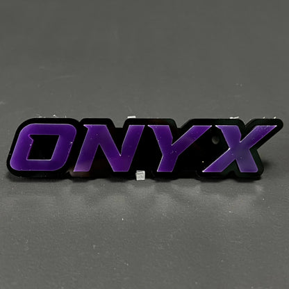 1PC ONYX 3D Acrylic Badge - Car Truck Emblem Fender Tailgate Trunk Sticker