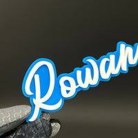 1PC Rowan 3D Acrylic Badge - Car Truck Emblem Fender Tailgate Trunk Sticker