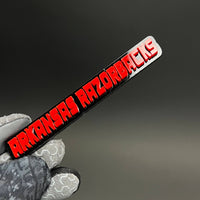 1PC ARKANSAS RAZORBACKS 3D Acrylic Badge - Car Truck Emblem Fender Sticker