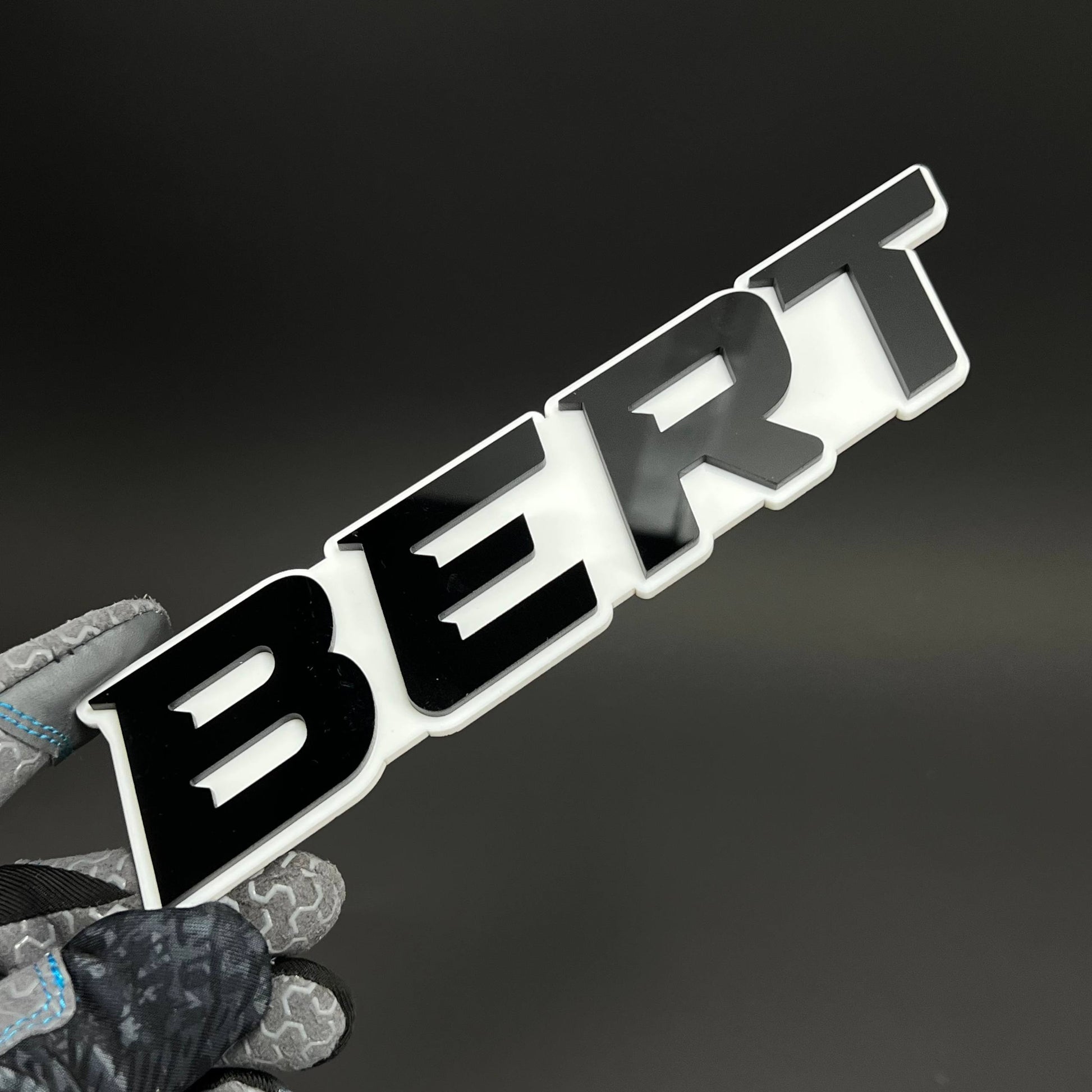 1PC BERT 3D Acrylic Badge - Car Truck Emblem Fender Tailgate Trunk Sticker