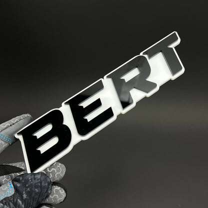 1PC BERT 3D Acrylic Badge - Car Truck Emblem Fender Tailgate Trunk Sticker