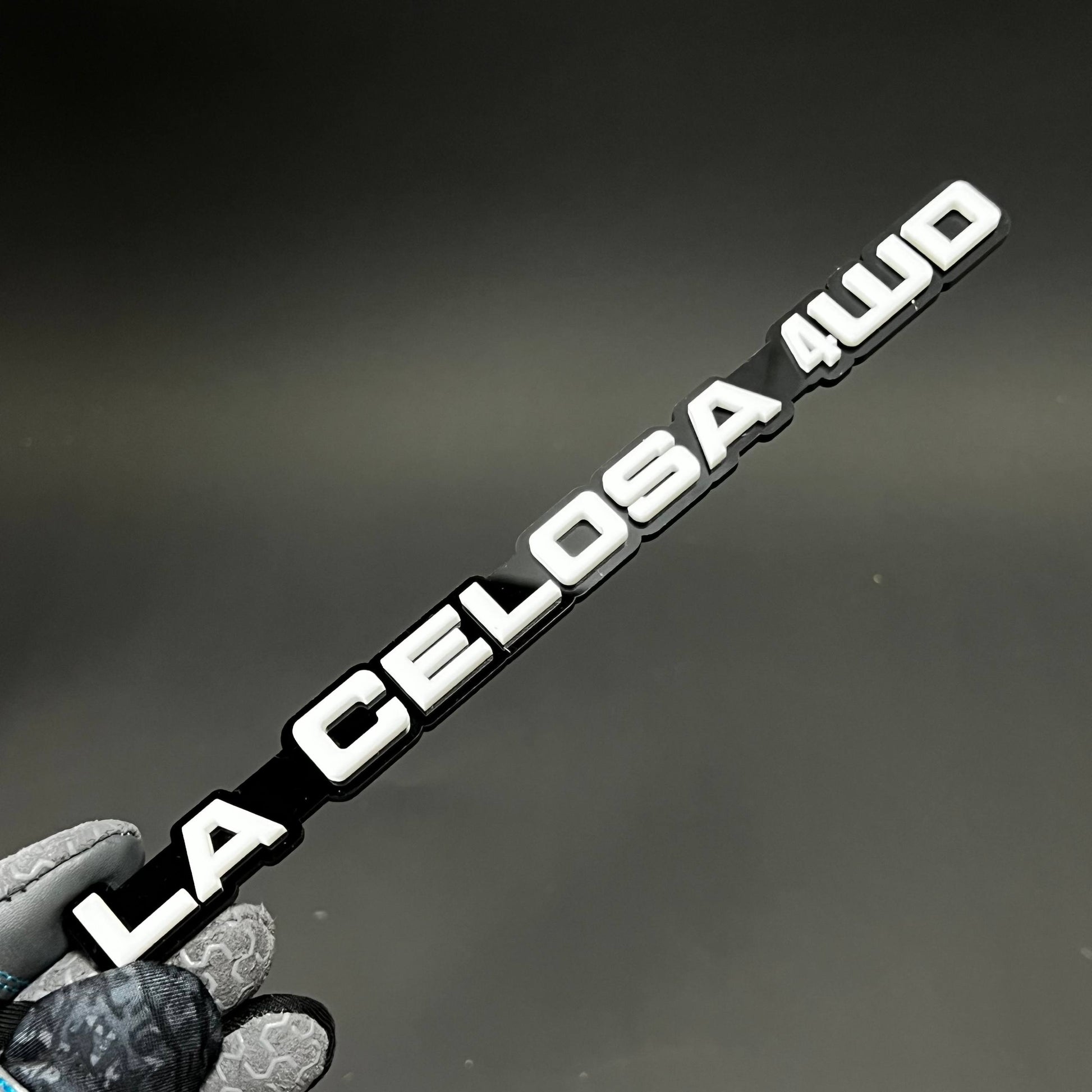 1PC LA CELOSA 4WD 3D Acrylic Badge - Car Truck Emblem Fender Sticker