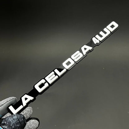 1PC LA CELOSA 4WD 3D Acrylic Badge - Car Truck Emblem Fender Sticker