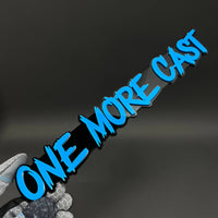 1PC ONE MORE CAST 3D Acrylic Badge - Car Truck Emblem Fender Sticker