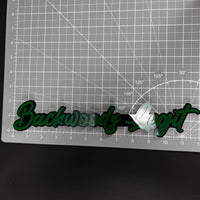 1PC Backwoods Legit 3D Acrylic Badge - Car Truck Emblem Fender Sticker