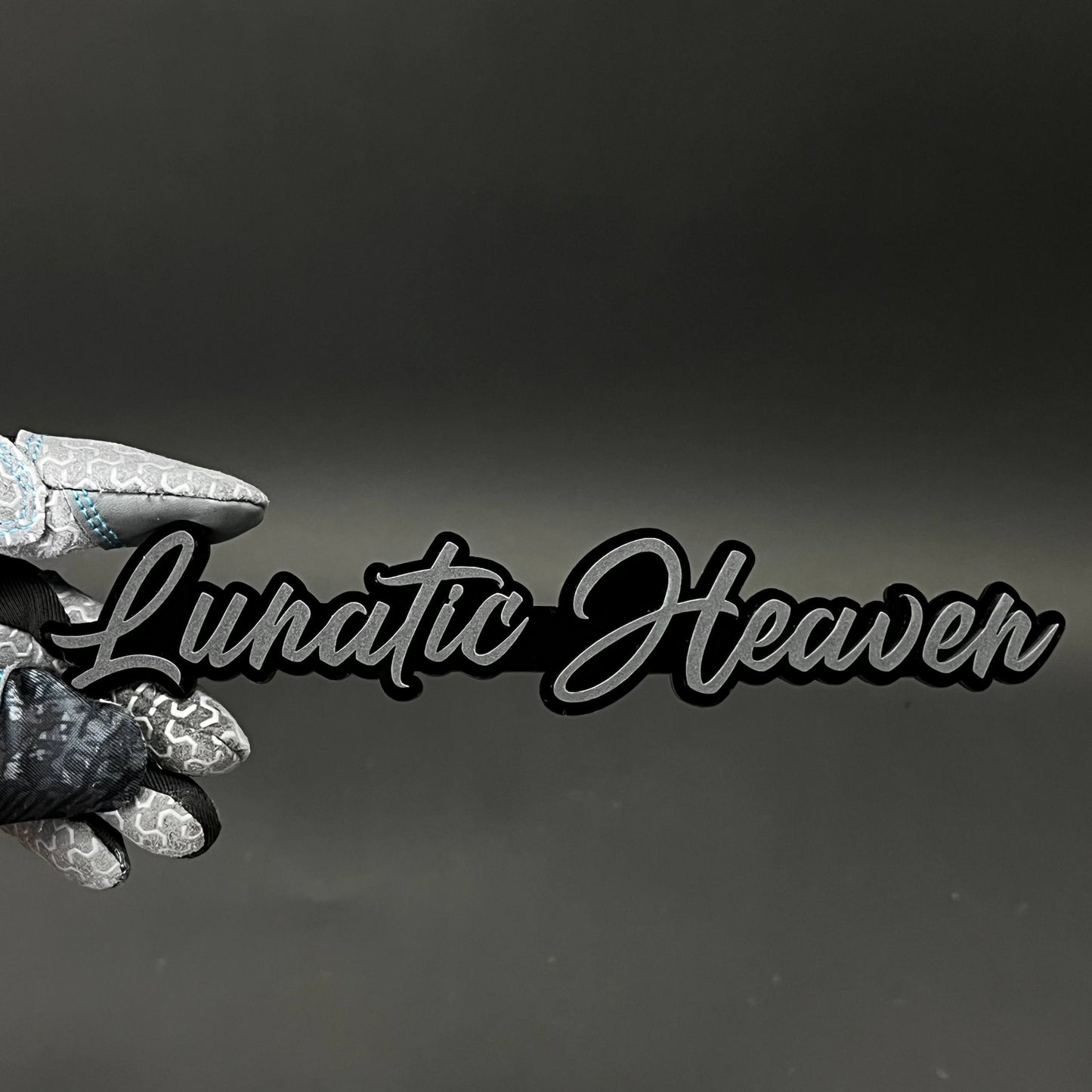 1PC Lunatic Heaven 3D Acrylic Badge - Car Truck Emblem Fender Sticker