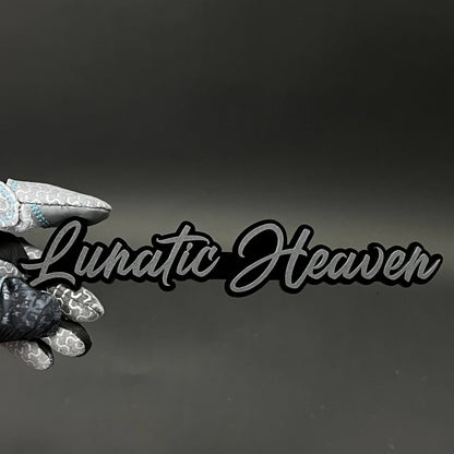 1PC Lunatic Heaven 3D Acrylic Badge - Car Truck Emblem Fender Sticker