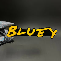 1PC BLUEY 3D Acrylic Badge - Car Truck Emblem Fender Tailgate Trunk Sticker