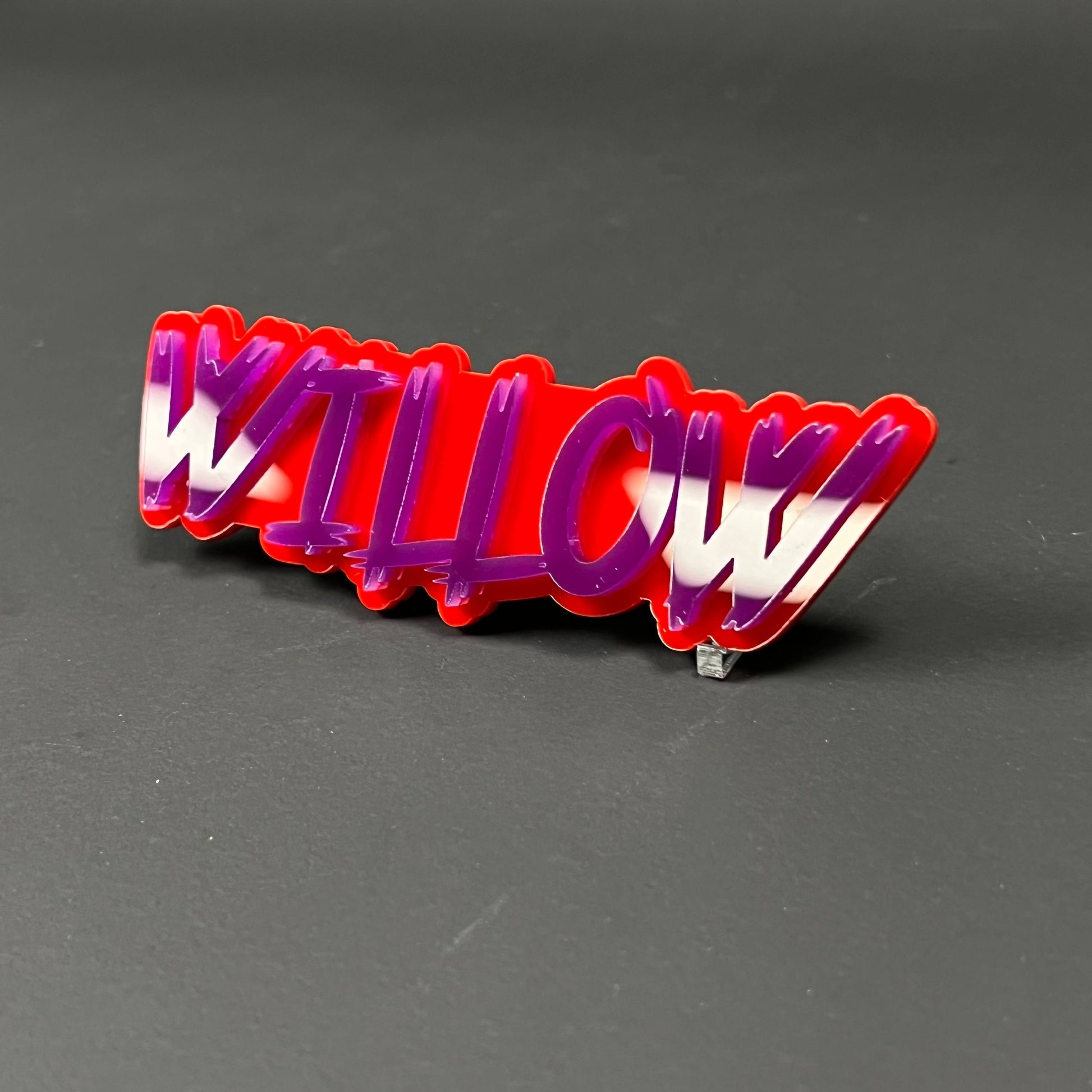 1PC WILLOW 3D Acrylic Badge - Car Truck Emblem Fender Tailgate Trunk Sticker