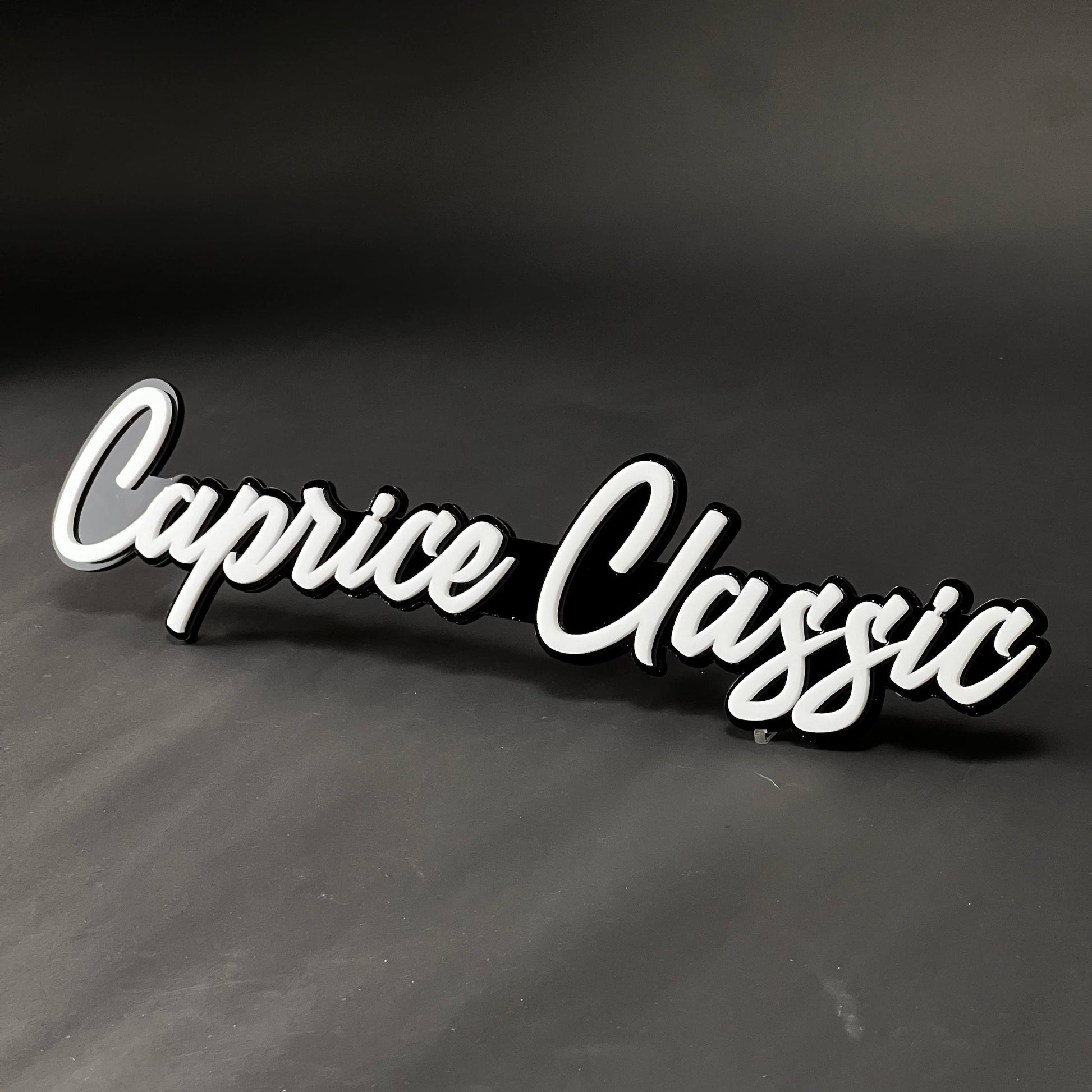 1PC Caprice Classic 3D Acrylic Badge - Car Truck Emblem Fender Sticker