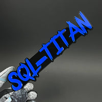 1PC SQL-TITAN 3D Acrylic Badge - Car Truck Emblem Fender Tailgate Trunk Sticker