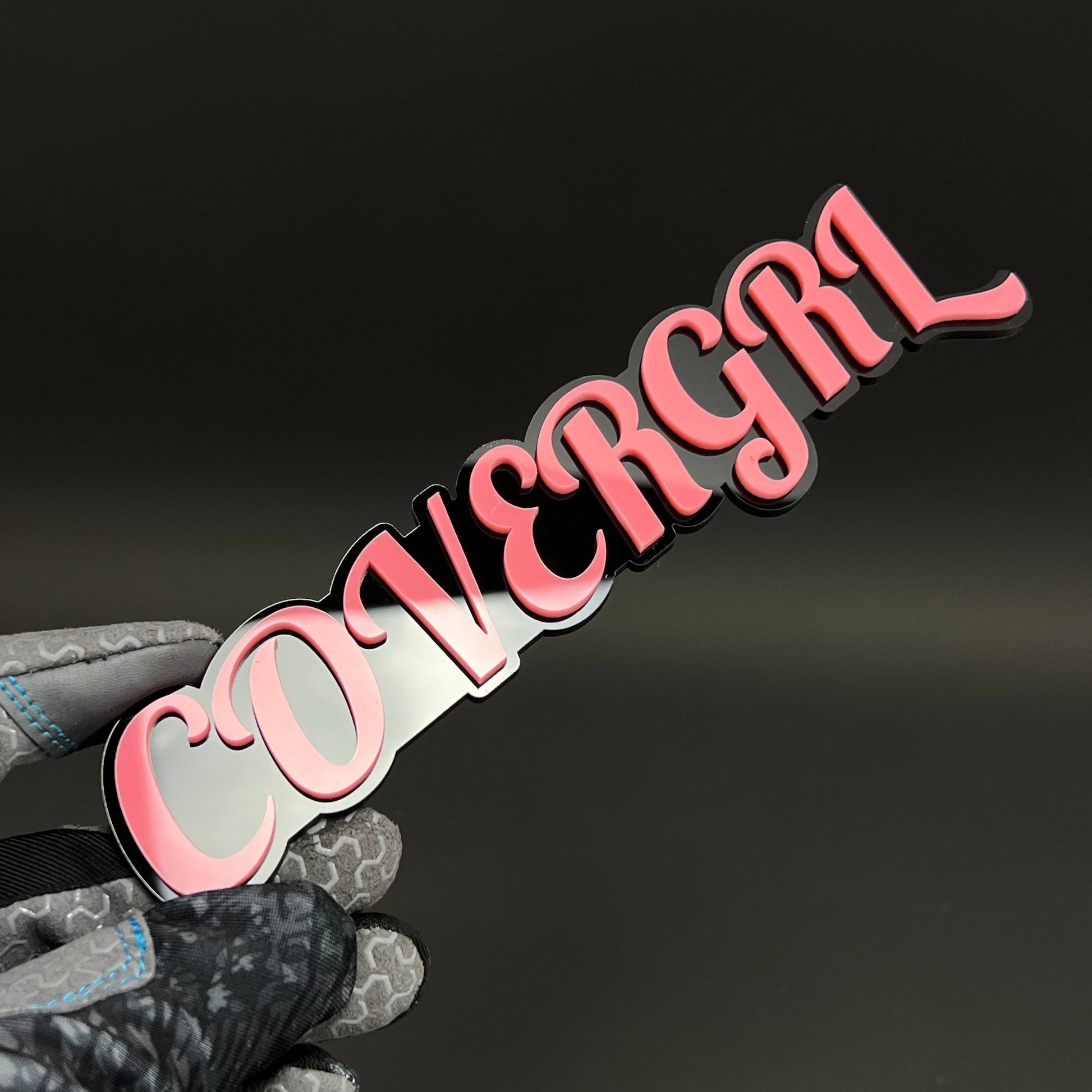 1PC COVERGRL 3D Acrylic Badge - Car Truck Emblem Fender Tailgate Trunk Sticker