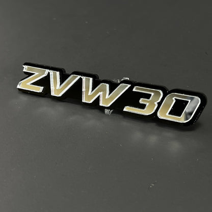 1PC ZVW30 3D Acrylic Badge - Car Truck Emblem Fender Tailgate Trunk Sticker
