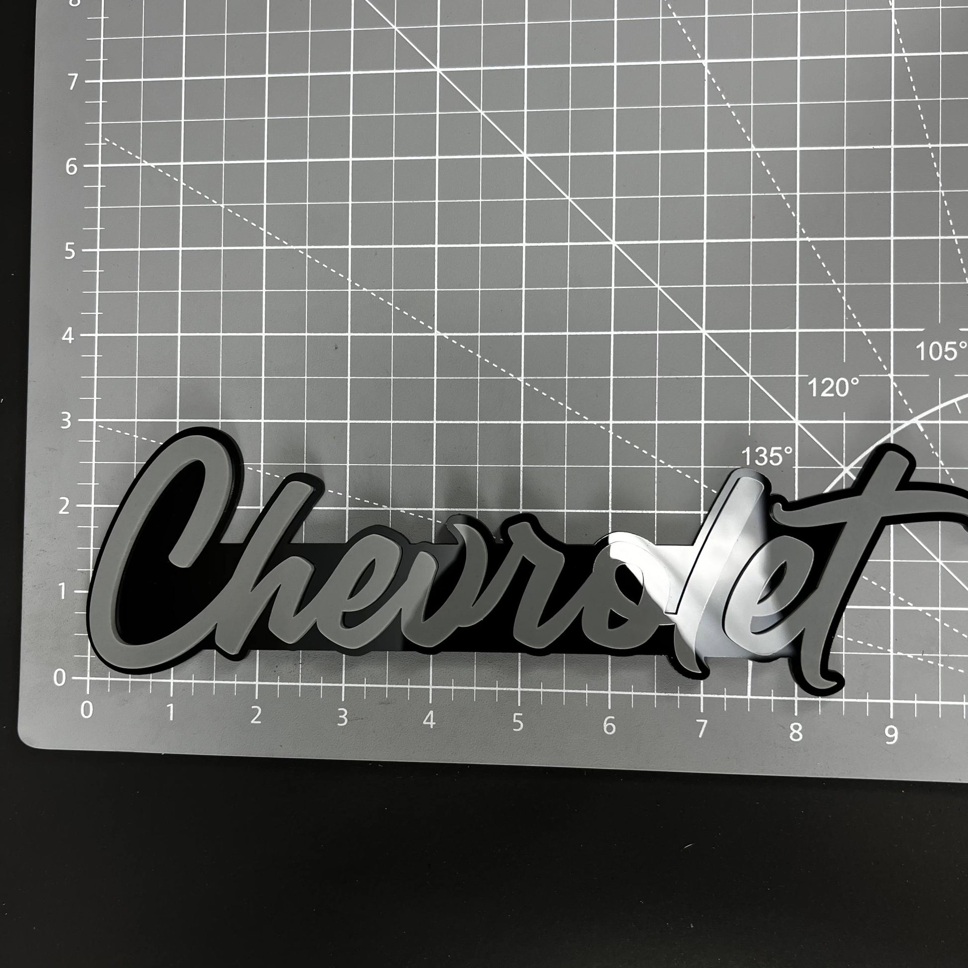 1PC Chevrolet 3D Acrylic Badge - Car Truck Emblem Fender Tailgate Trunk Sticker