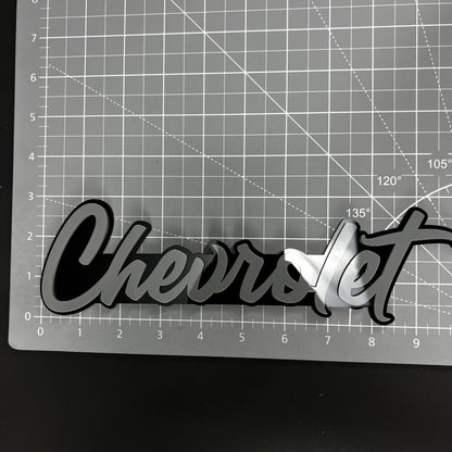 1PC Chevrolet 3D Acrylic Badge - Car Truck Emblem Fender Tailgate Trunk Sticker