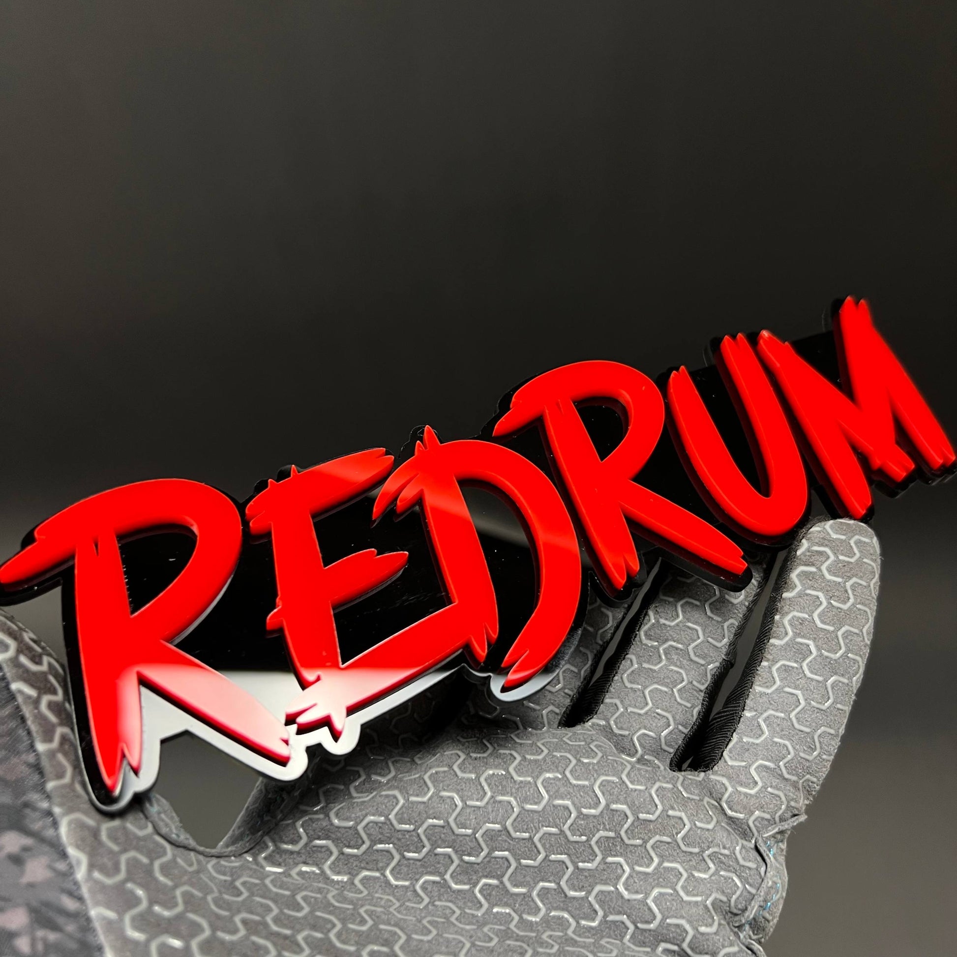 1PC REDRUM 3D Acrylic Badge - Car Truck Emblem Fender Tailgate Trunk Sticker