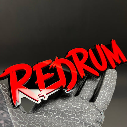 1PC REDRUM 3D Acrylic Badge - Car Truck Emblem Fender Tailgate Trunk Sticker