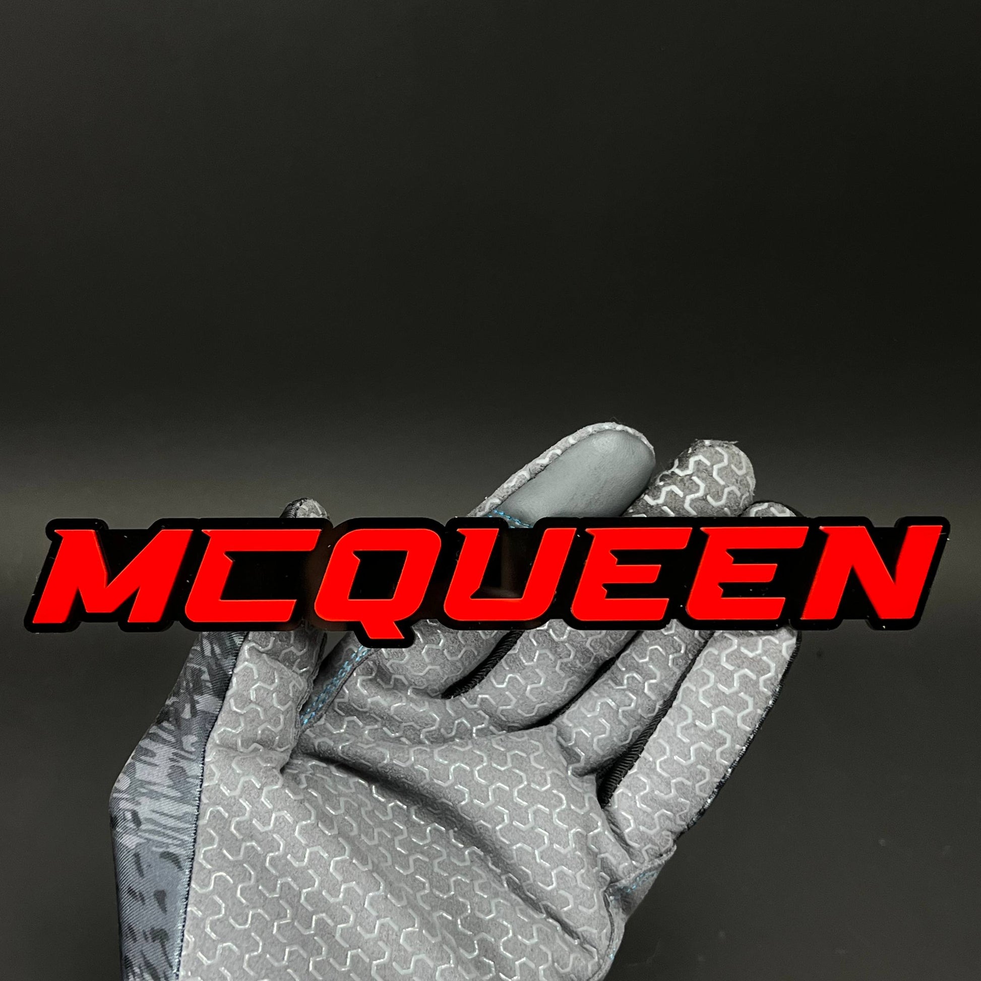 1PC MCQUEEN 3D Acrylic Badge - Car Truck Emblem Fender Tailgate Trunk Sticker