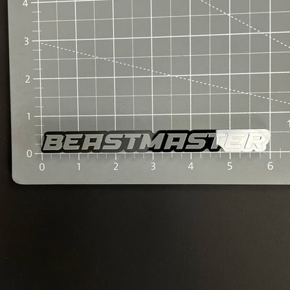 1PC BEASTMASTER 3D Acrylic Badge - Car Truck Emblem Fender Sticker