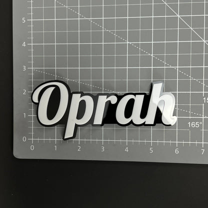 1PC Oprah 3D Acrylic Badge - Car Truck Emblem Fender Tailgate Trunk Sticker