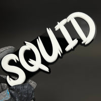 1PC SQUID 3D Acrylic Badge - Car Truck Emblem Fender Tailgate Trunk Sticker