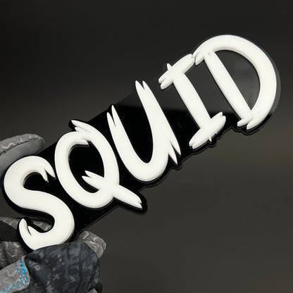 1PC SQUID 3D Acrylic Badge - Car Truck Emblem Fender Tailgate Trunk Sticker
