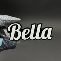 1PC Bella 3D Acrylic Badge - Car Truck Emblem Fender Tailgate Trunk Sticker