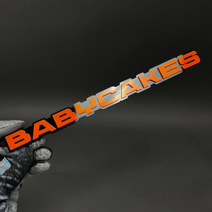 1PC BABYCAKES 3D Acrylic Badge - Car Truck Emblem Fender Tailgate Trunk Sticker