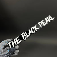 1PC THE BLACK PEARL 3D Acrylic Badge - Car Truck Emblem Fender Sticker