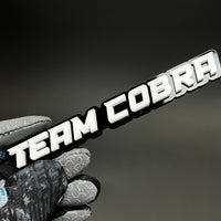 1PC TEAM COBRA 3D Acrylic Badge - Car Truck Emblem Fender Tailgate Trunk Sticker