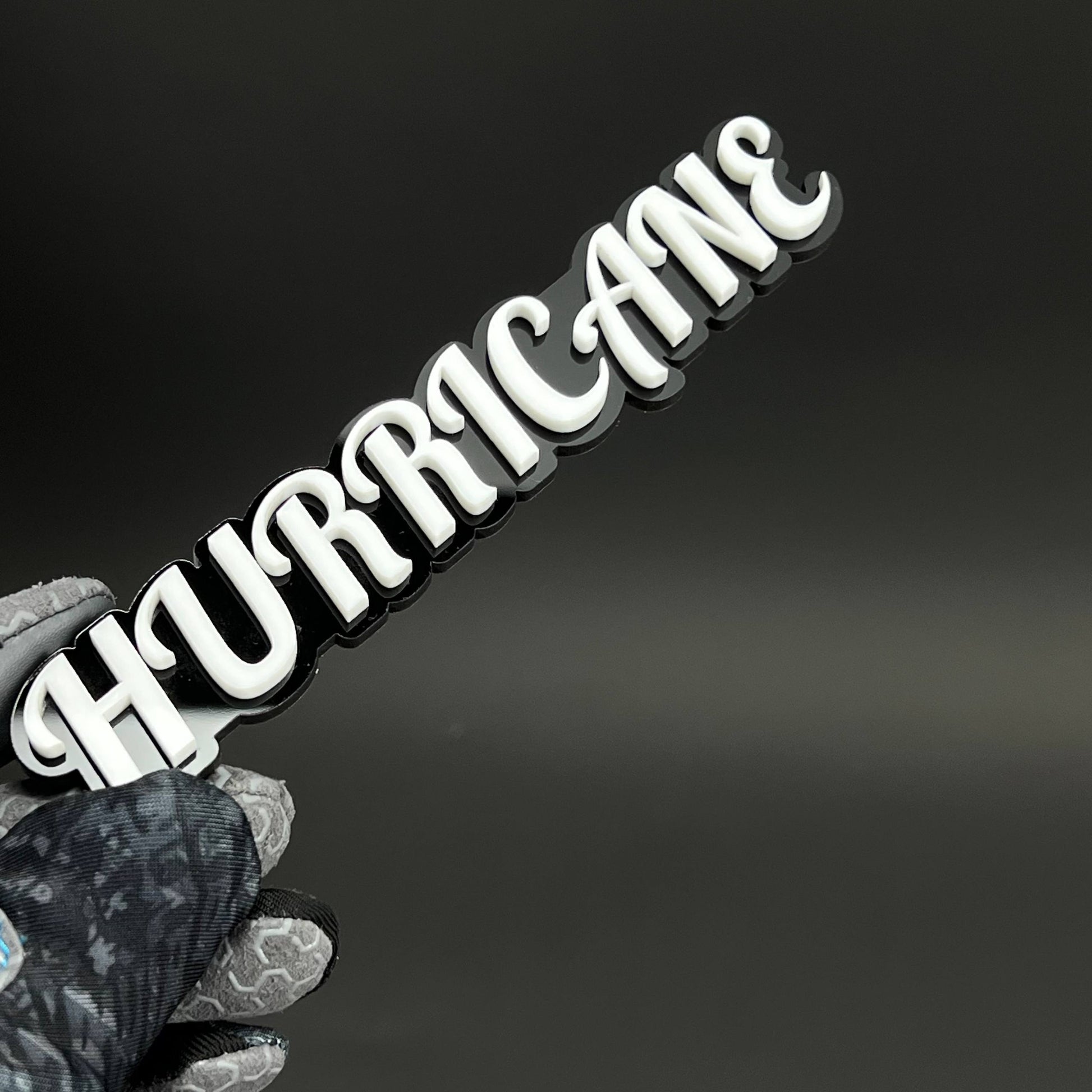 1PC HURRICANE 3D Acrylic Badge - Car Truck Emblem Fender Tailgate Trunk Sticker