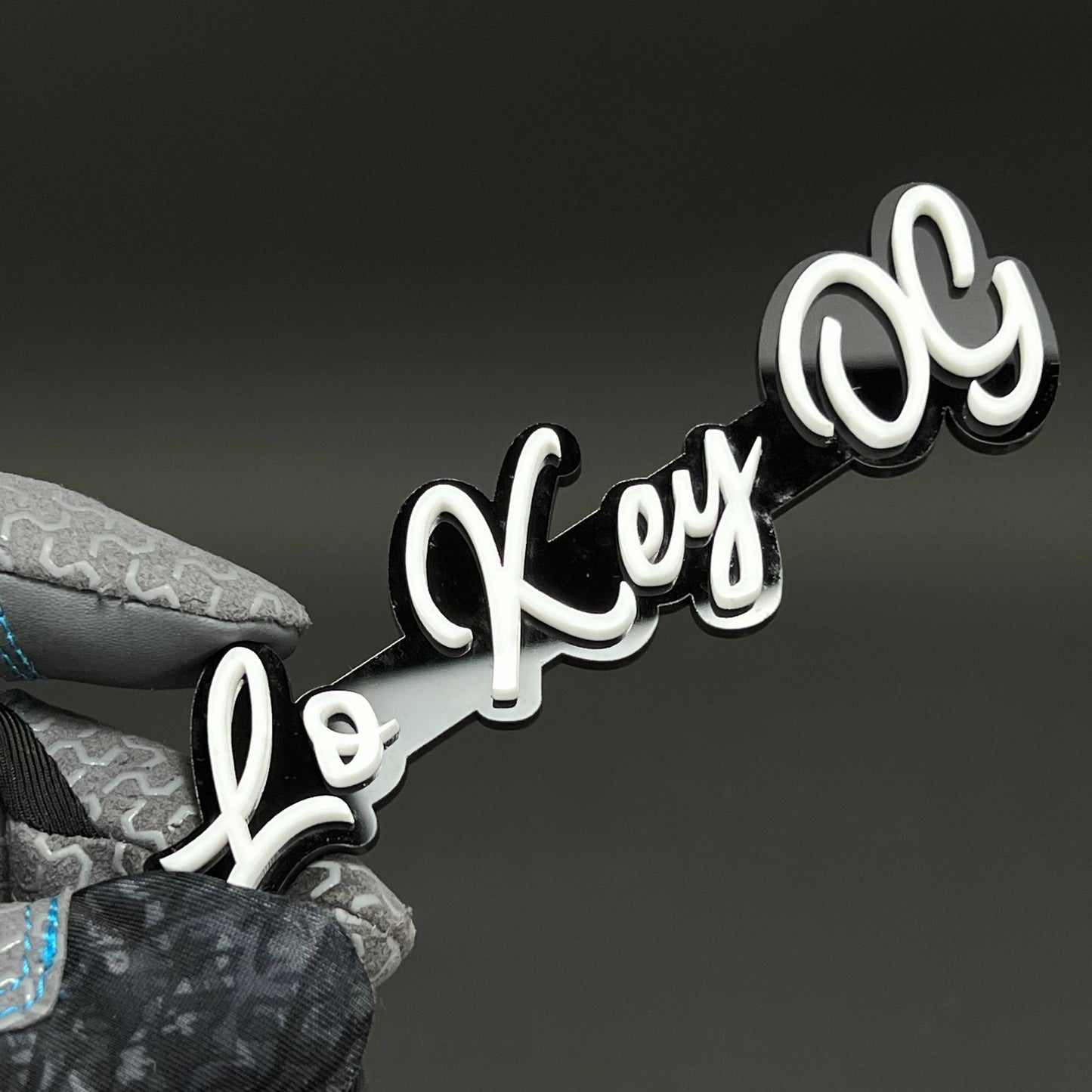 1PC Lo Key OG 3D Acrylic Badge - Car Truck Emblem Fender Tailgate Trunk Sticker