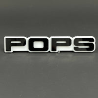 1PC POPS 3D Acrylic Badge - Car Truck Emblem Fender Tailgate Trunk Sticker