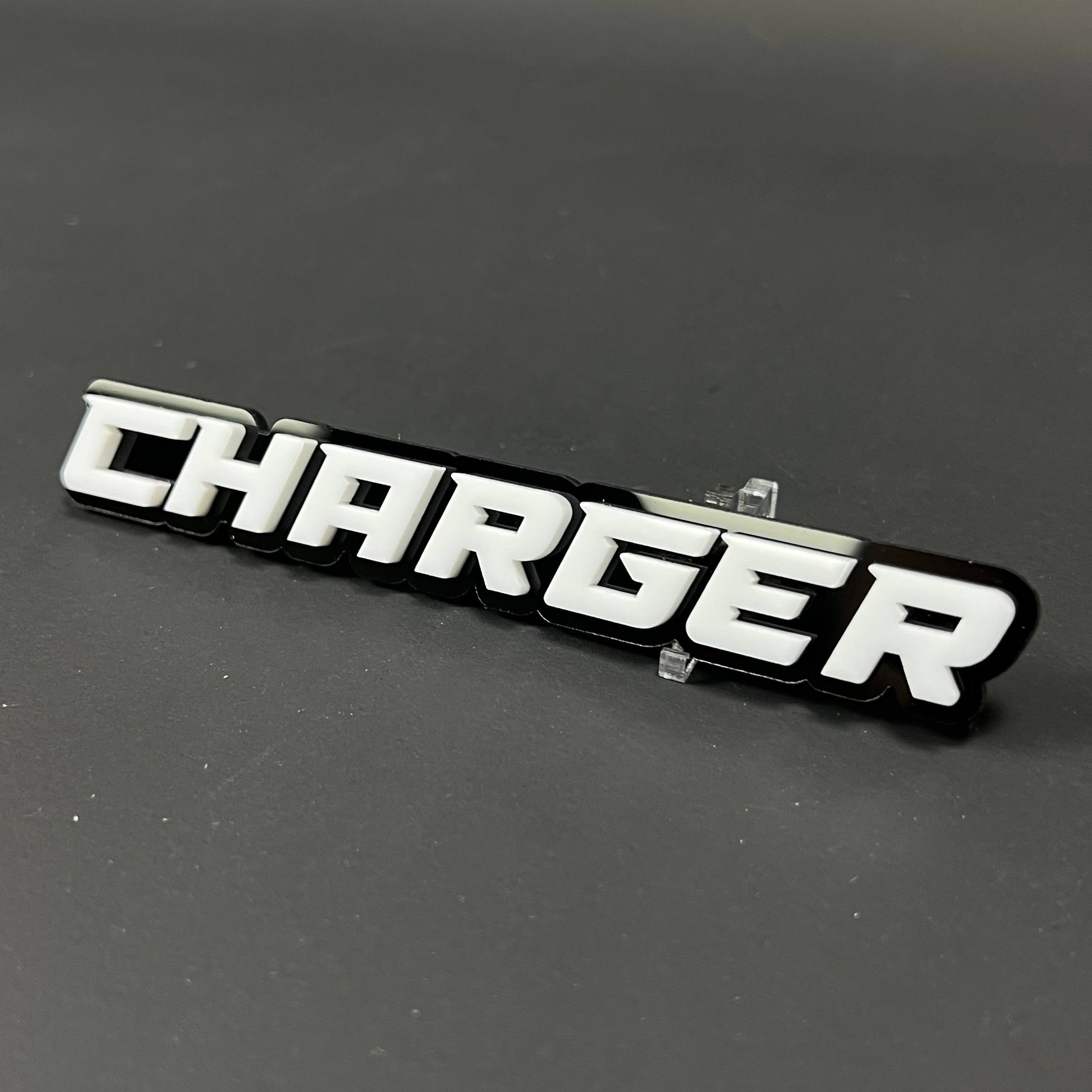 1PC CHARGER 3D Acrylic Badge - Car Truck Emblem Fender Tailgate Trunk Sticker