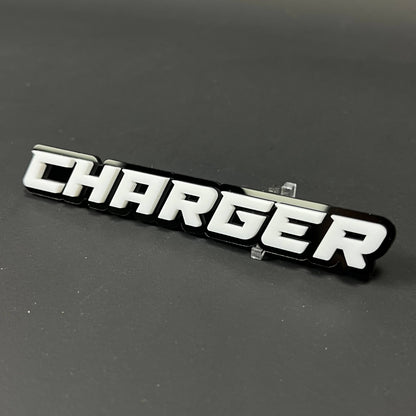 1PC CHARGER 3D Acrylic Badge - Car Truck Emblem Fender Tailgate Trunk Sticker