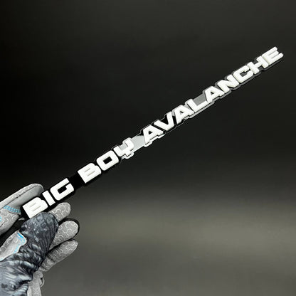 1PC BIG BOY AVALANCHE 3D Acrylic Badge - Car Truck Emblem Fender Sticker