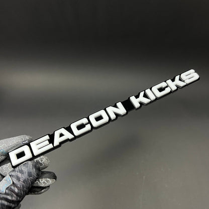1PC DEACON KICKS 3D Acrylic Badge - Car Truck Emblem Fender Sticker