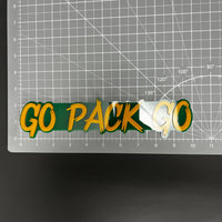 1PC GO PACK GO 3D Acrylic Badge - Car Truck Emblem Fender Tailgate Trunk Sticker