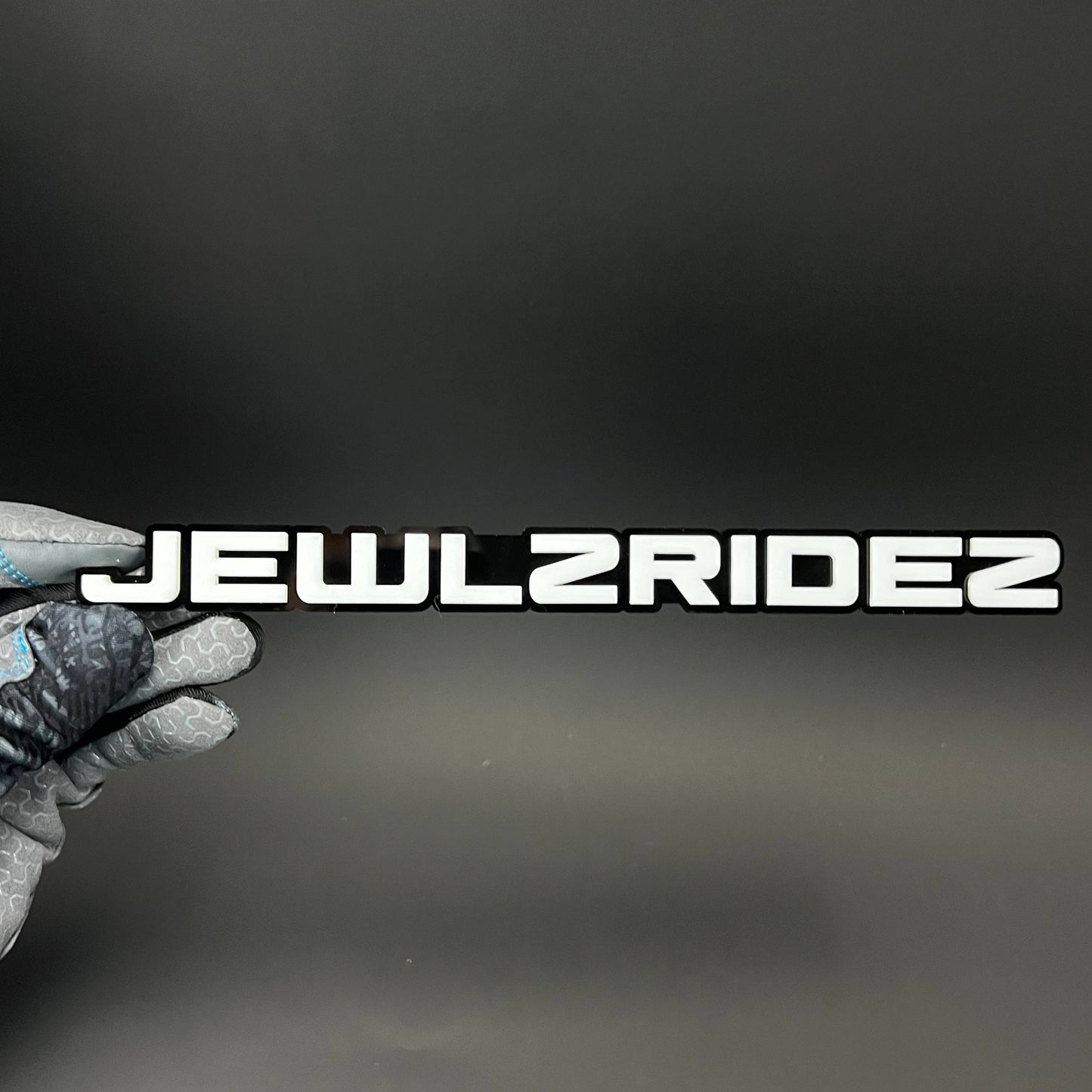 1PC JEWLZRIDEZ 3D Acrylic Badge - Car Truck Emblem Fender Tailgate Trunk Sticker